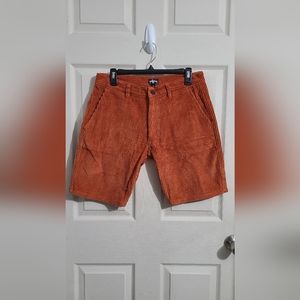 Mens UK Piilgrim Clockwork Corduroy Shorts Surf Skater Street Fashion Sz Small